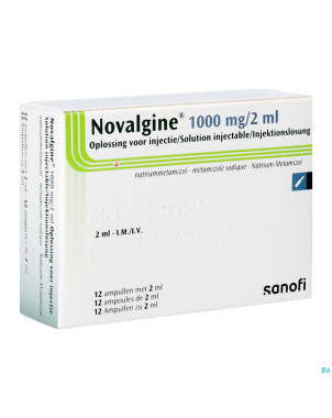 Novalgine im/iv 1000mg/2ml amp. 12