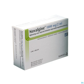 Novalgine im/iv 1000mg/2ml amp. 12