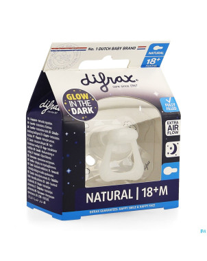 Difrax sucette natural 18m+ nuit