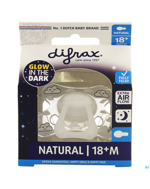 Difrax sucette natural 18m+ nuit