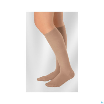 Juzo soft c2 ad normal iii ferme+ourlet 3cm amande