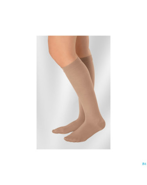 Juzo soft c2 ad normal v ferme+ourlet 3cm amande