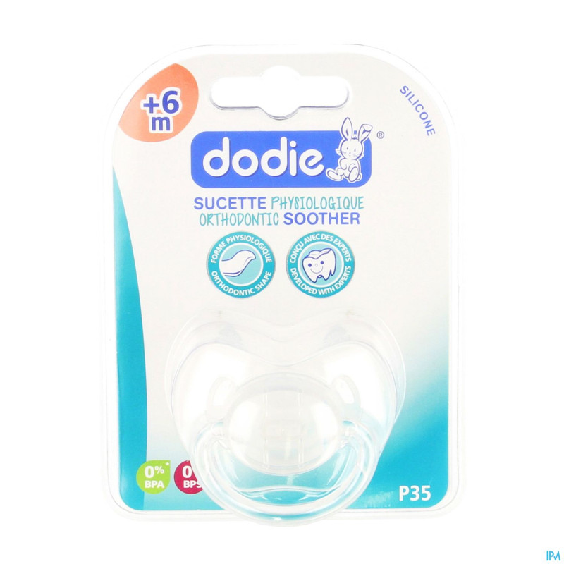Dodie sucette physio silic. 1  +6m super bebe