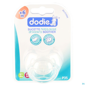 Dodie sucette physio silic. 1  +6m super bebe