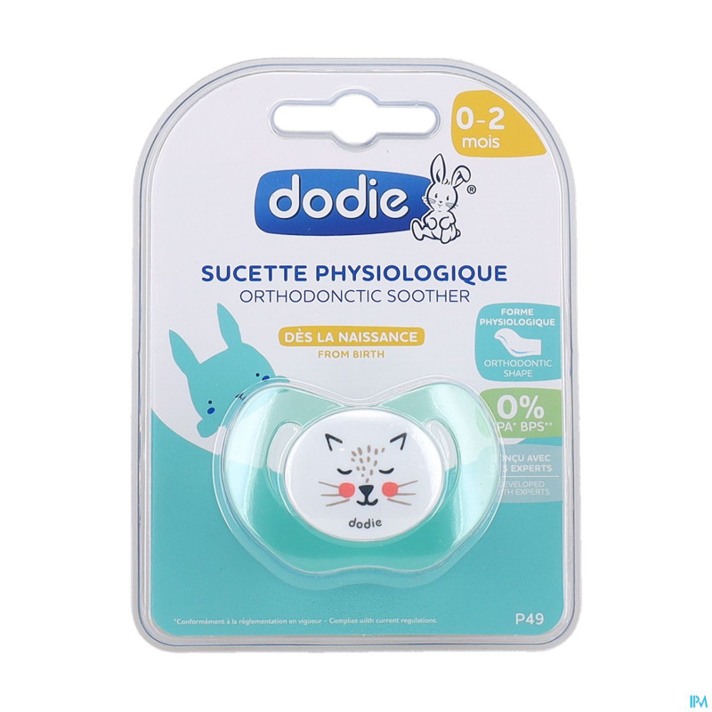 Dodie sucette physio silic. 1 0-2m lapin