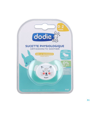 Dodie sucette physio silic. 1 0-2m lapin