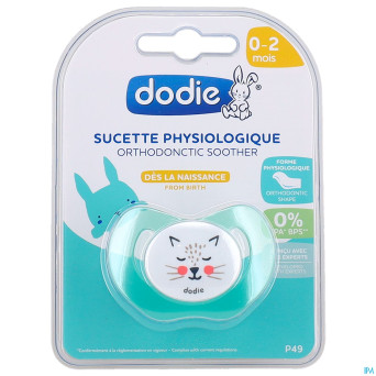 Dodie sucette physio silic. 1 0-2m lapin