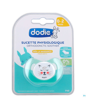 Dodie sucette physio silic. 1 0-2m lapin