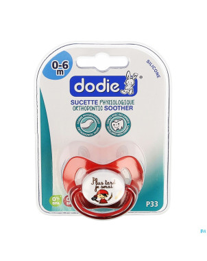 Dodie sucette physio silic. 1 0-6m pirate princes