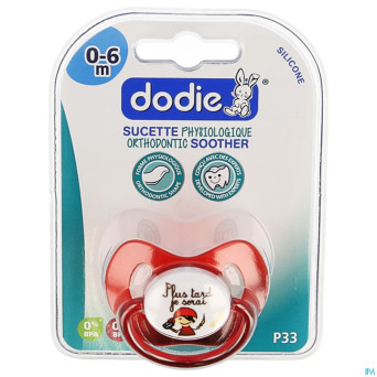 Dodie sucette physio silic. 1 0-6m pirate princes
