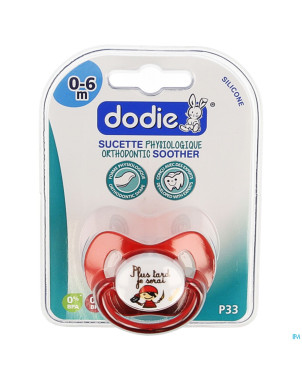 Dodie sucette physio silic. 1 0-6m pirate princes