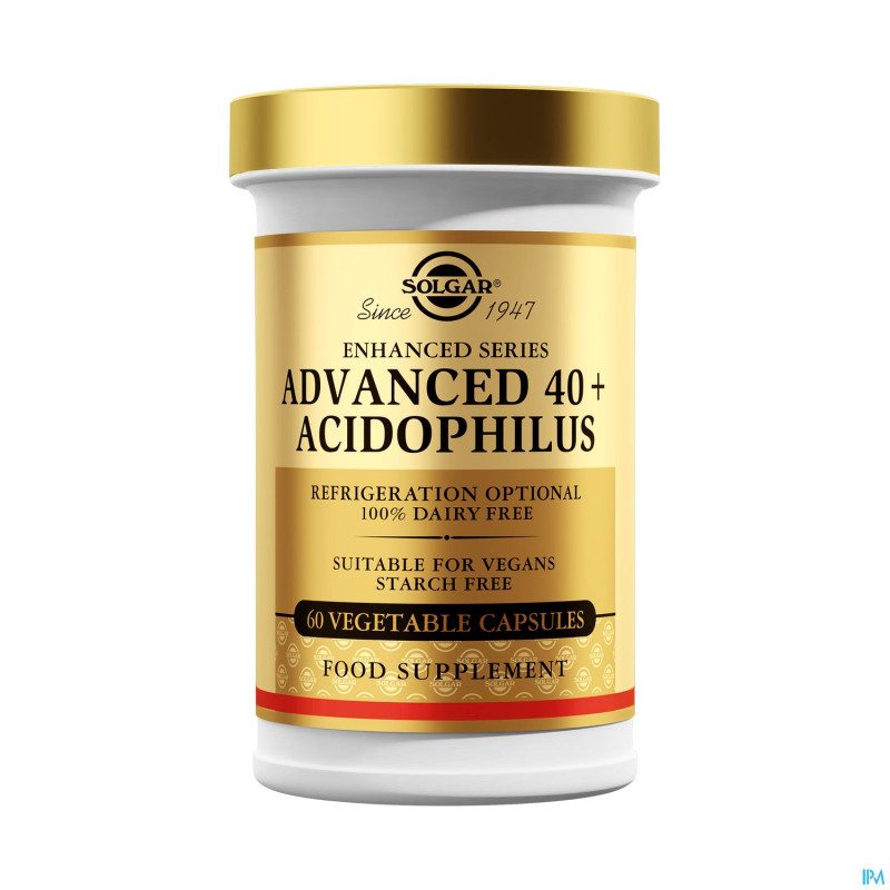 Solgar advanced 40+ acidophilus    v-caps  60