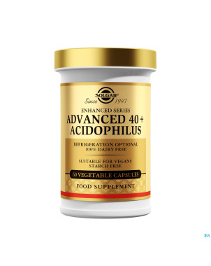 Solgar advanced 40+ acidophilus    v-caps  60