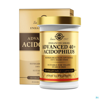 Solgar advanced 40+ acidophilus    v-caps  60