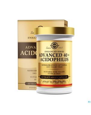 Solgar advanced 40+ acidophilus    v-caps  60