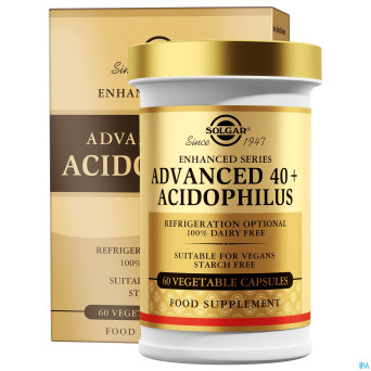 Solgar advanced 40+ acidophilus    v-caps  60
