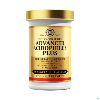 Solgar advanced acidophilus plus    v-caps  60