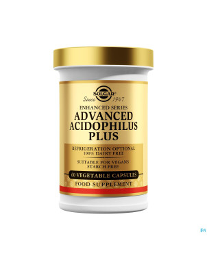Solgar advanced acidophilus plus    v-caps  60
