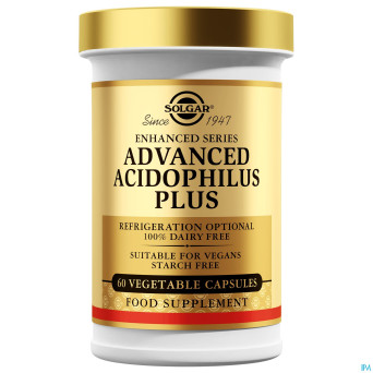 Solgar advanced acidophilus plus    v-caps  60