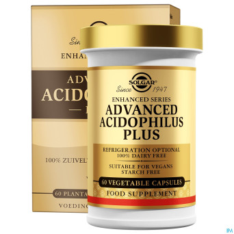 Solgar advanced acidophilus plus    v-caps  60