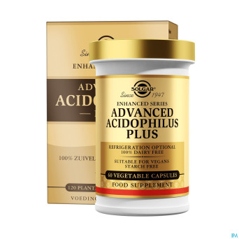 Solgar advanced acidophilus plus    v-caps 120
