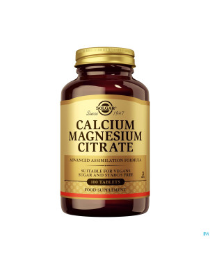 Solgar calcium magnesium citrate    comp 100