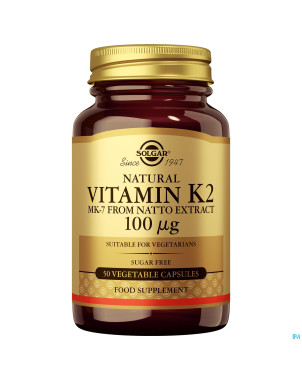 Solgar vitamin k-2 (mk-7)    v-caps  50x100mcg