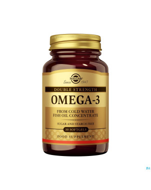 Solgar omega-3 double strength    softgel  30