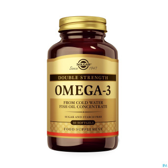 Solgar omega-3 double strength    softgel  60