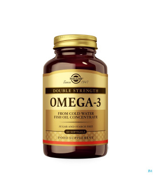 Solgar omega-3 double strength    softgel  60