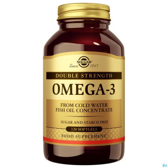 Solgar omega-3 double strength    softgel 120