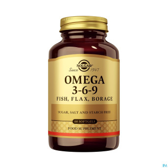 Solgar omega 3-6-9    softgel  60