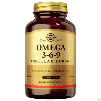 Solgar omega 3-6-9    softgel  60