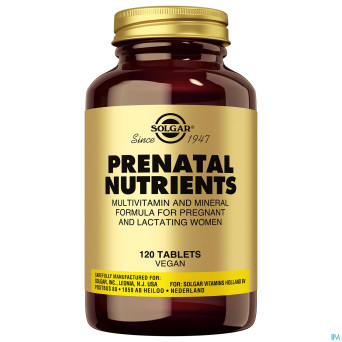 Solgar prenatal nutrients    comp 120