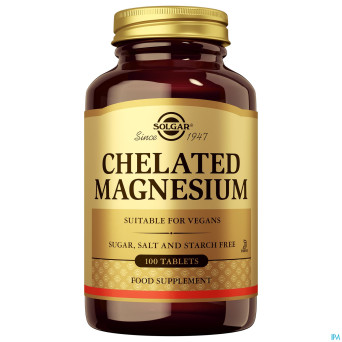 Solgar chelated magnesium    comp 100