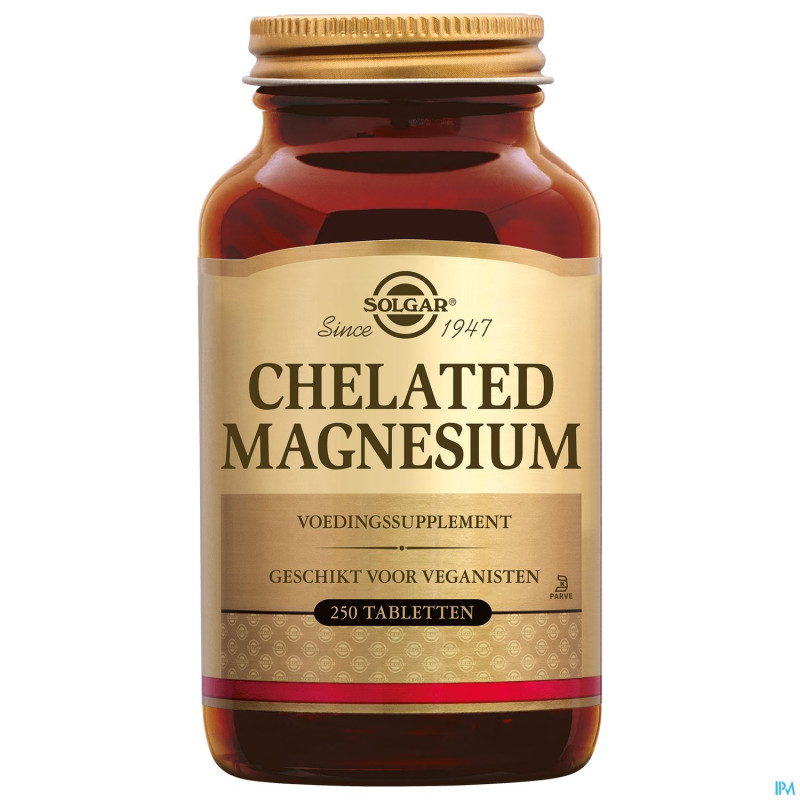 Solgar chelated magnesium    comp 250