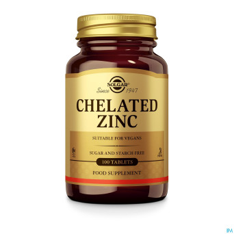 Solgar chelated zinc    comp 100