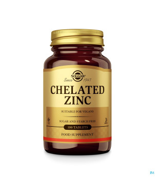 Solgar chelated zinc    comp 100