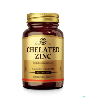 Solgar chelated zinc    comp 100