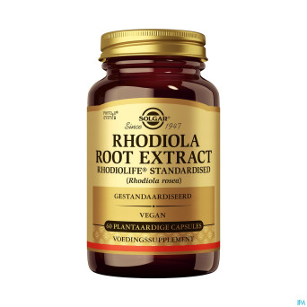 Solgar rhodiola root extract    v-caps  60