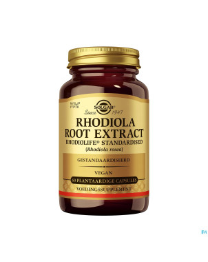 Solgar rhodiola root extract    v-caps  60