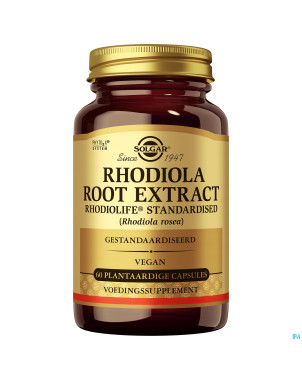 Solgar rhodiola root extract    v-caps  60