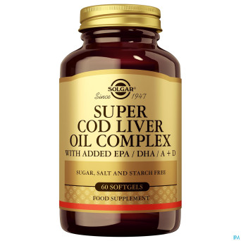 Super cod liver oil compl (hle foie mor.)softgel60