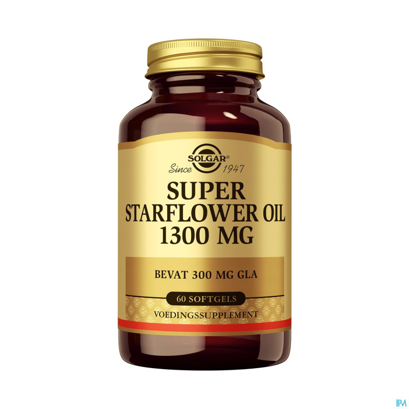 Super starflower oil 1300mg (300mg gla) softgel 60