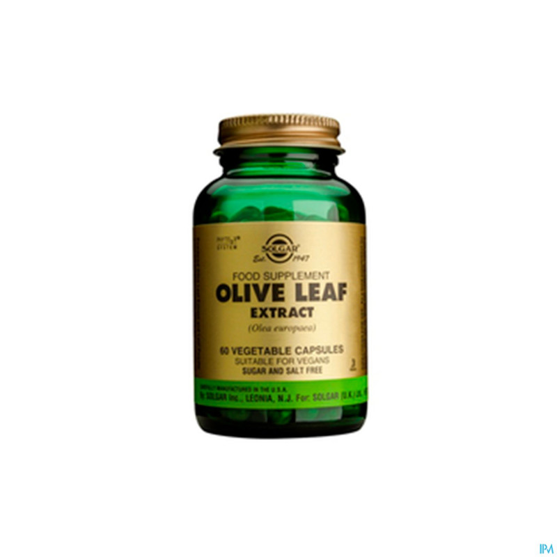 Solgar olive leaf extract (flle olivier)v-caps  60