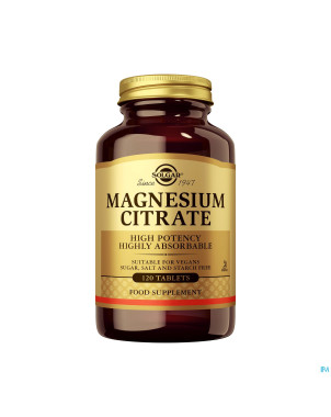 Solgar magnesium citrate    comp 120