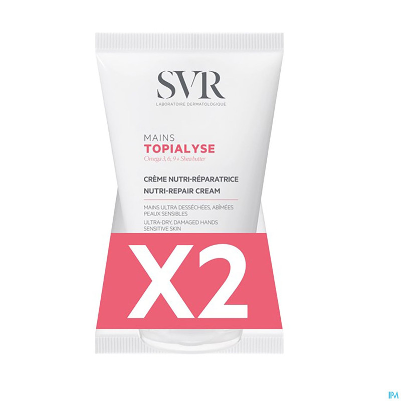 Svr creme mains duo tube 2x50ml