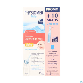 Physiomer hypert. baby spray 60ml+10ud