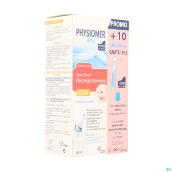 Physiomer hypert. baby spray 60ml+10ud
