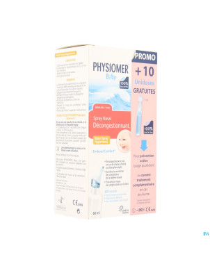 Physiomer hypert. baby spray 60ml+10ud